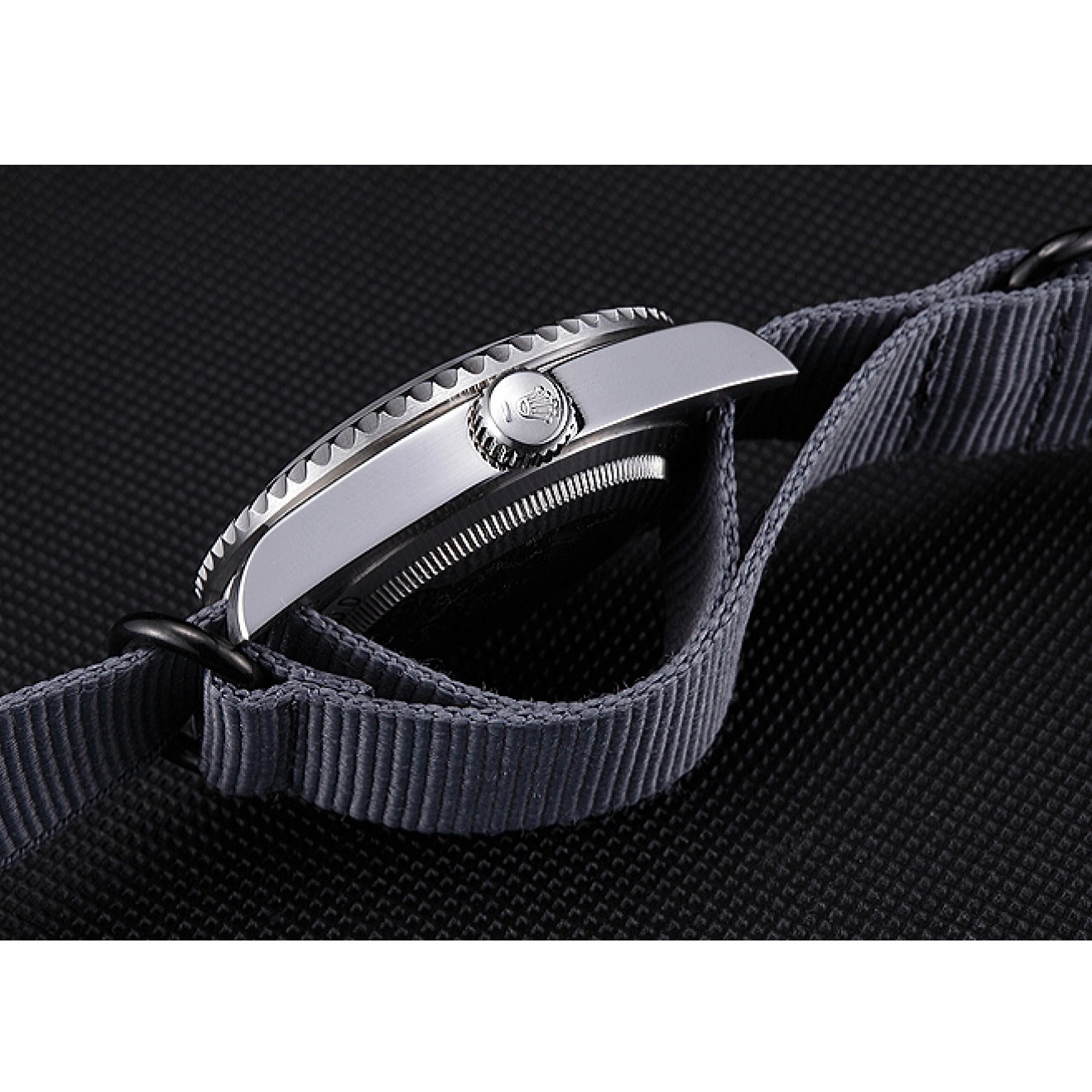 Aaa fake watches 621991 Rolex Grey Submariner Stealth 0619